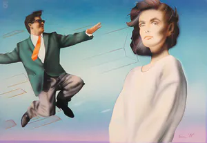 Eric Dordregter - Gemengde techniek op karton, Zonder titel kopen? Bied vanaf 50!