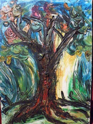 Rita Eliana dos Santos Neves - Expressionistische impasto boom - kopen? Bied vanaf 1!