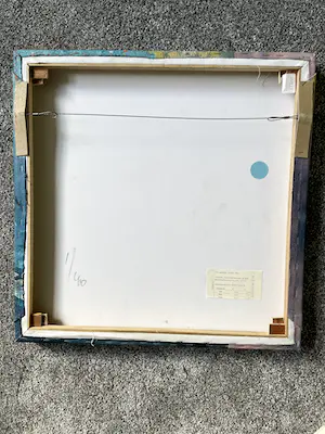 Theo Koster - Zeefdruk en collage op doek - Zonder titel (met ophangsysteem) kopen? Bied vanaf 40!