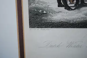 Albert Henry Payne - Winterscene - ingekleurde staalgravure naar Adriaan van de Velde kopen? Bied vanaf 25!