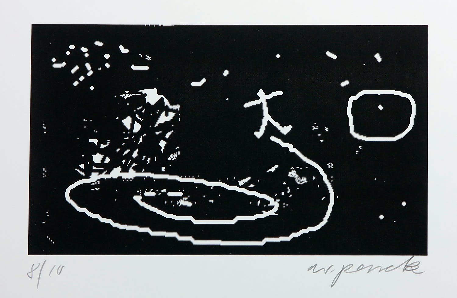 A.R. Penck - Ohne Titel verkocht voor € 150!