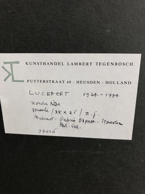 Lucebert - Zonder titel kopen? Bied vanaf 1500!