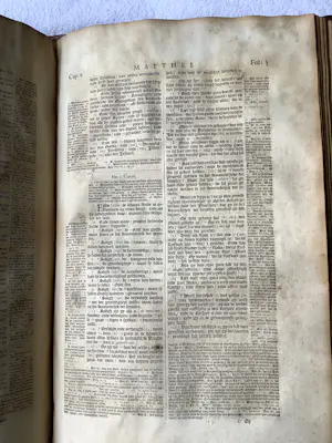 Antiquarisch Boek - BIBLIA, de gantsche H. Schrifture. kopen? Bied vanaf 500!