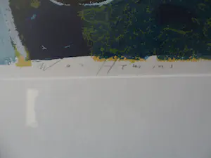 Piet Warffemius - zeefdruk: Telephone call from an island - 1990 kopen? Bied vanaf 40!