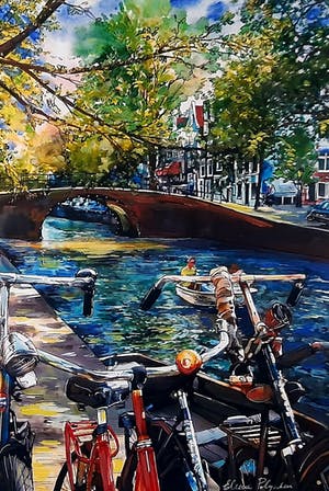 Elena Polyakova - Een gracht in Amsterdam kopen? Bied vanaf 65!