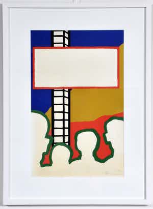 Roger Raveel - Toeschouwers van een plastisch gebeuren verkocht voor € 950!