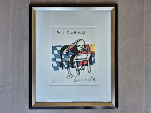 Herman Brood - stift tekening - Nirvana, gesigneerd r.o. - 1994 kopen? Bied vanaf 625!