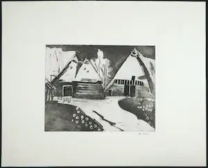 Jan Wiegers - Ets, Boerderijen in Orvelte kopen? Bied vanaf 1!