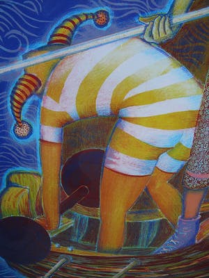 Wim Jonkman - Acte De Balance -grote steendruk- kopen? Bied vanaf 1!