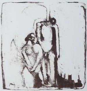 Wim Motz - 2x de gehangene - in 1e en 2e definitieve/ gesigneerde drukgang kopen? Bied vanaf 49!