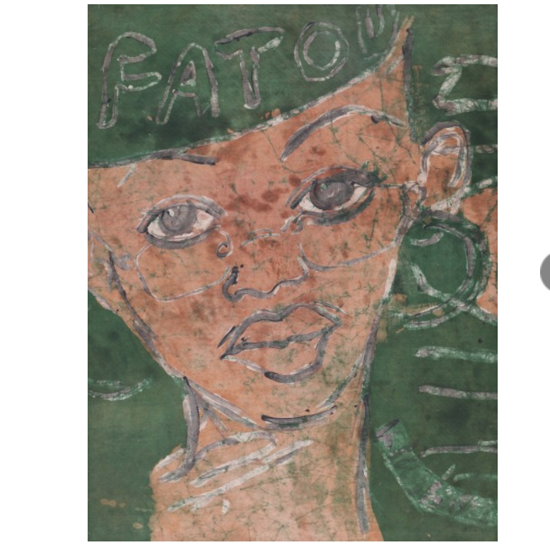 Peter Klashorst - "Fatou", Doek op Paneel, Prachtig Ingelijst kopen? Bied vanaf 200!