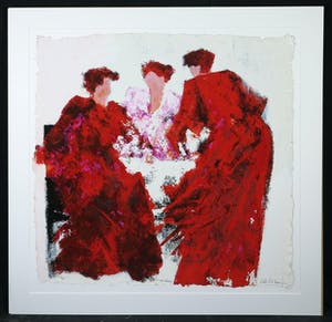 Wil Willemsen - Zeefdruk, Conversation kopen? Bied vanaf 35!