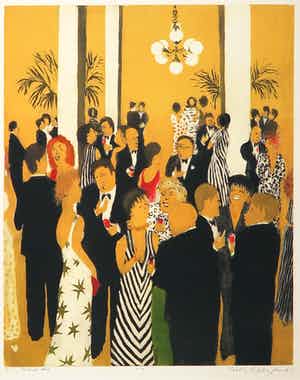 Willy Belinfante - Kleurenets, Black tie verkocht voor € 60!