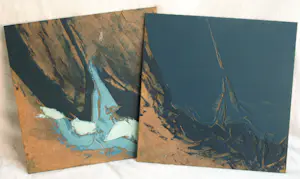 Fon Klement - 2-luik van hardboard drukplaten, ‘Accroissement’ – ca. 1975 kopen? Bied vanaf 50!