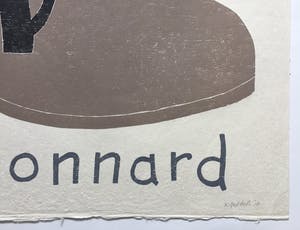 Klaas Gubbels - houtdruk ‘Bonnard’ - 2010 - oplage 22/25. kopen? Bied vanaf 375!