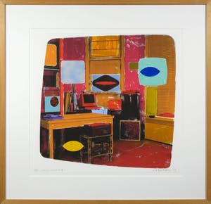 Jelis van Dolderen - Zeefdruk, Studio Astoria II - Ingelijst kopen? Bied vanaf 20!