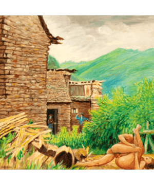 Aat Veldhoen - Titel : "Naakt bij de boer" verkocht voor € 750!