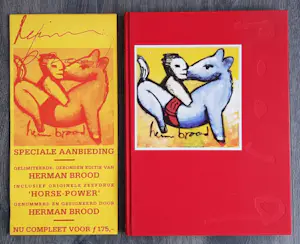 Herman Brood - Gelimiteerd kunstboek met zeefdruk "Horse Power" kopen? Bied vanaf 250!