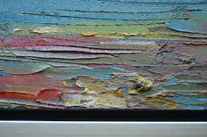 Di Reurhoff-Behrens - Zonder titel. Abstract werk. kopen? Bied vanaf 125!