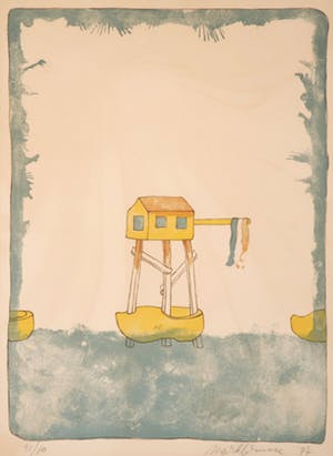 Mark Brusse - Litho, Zonder titel kopen? Bied vanaf 1!