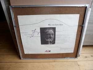 Wil van Leeuwen - Litho, De lente, Ingelijst kopen? Bied vanaf 45!