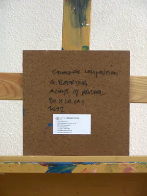 Gerard Boersma - Counter Composition (Vrouw kijkend naar schilderij van Theo van Doesburg) kopen? Bied vanaf 75!