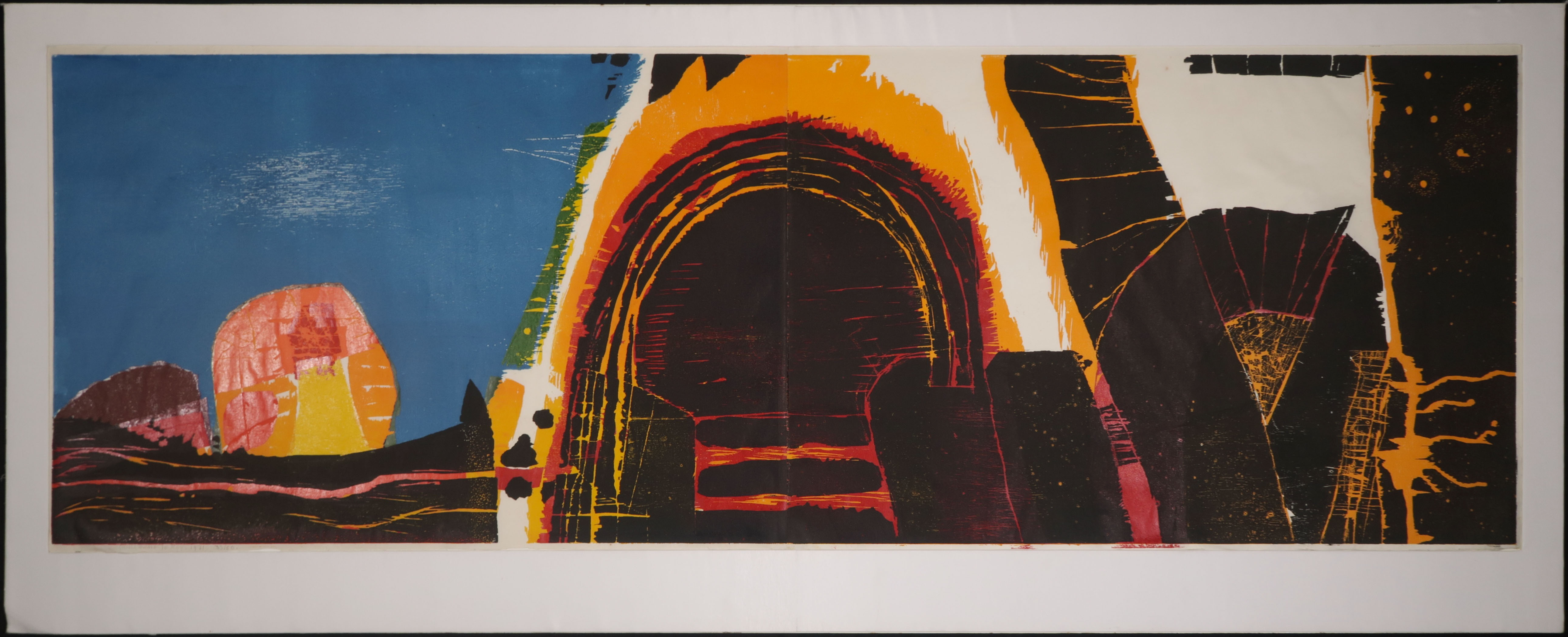 Guillaume Le Roy - Houtsnede, Zonder titel (Zeer groot) kopen? Bied vanaf 40!