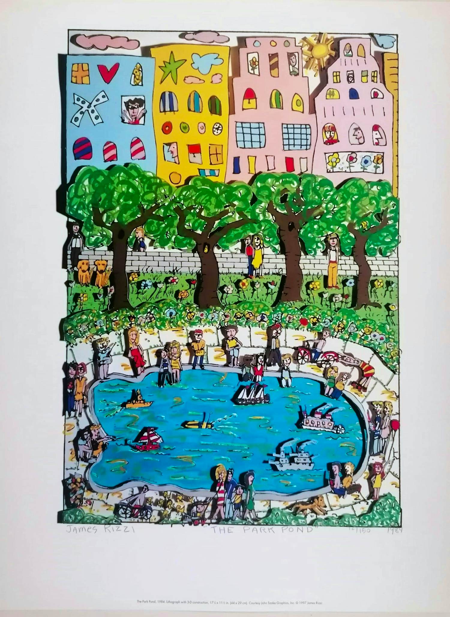 James Rizzi - Park Pond kopen? Bied vanaf 75!