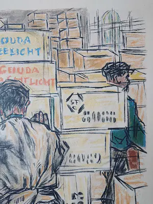 Jan Toorop - Kaarsenmakerij Litho's | #12 Magazijnen kopen? Bied vanaf 350!