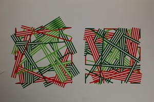 Kenneth Martin - zeefdruk: abstracte compositie - 1980 kopen? Bied vanaf 1!