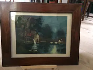 Niet of onleesbaar gesigneerd - nachtelijk landschap kopen? Bied vanaf 1!