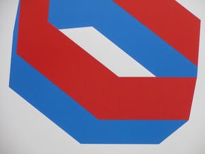 Phil van de Klundert - Geometrisch object - Zeefdruk kopen? Bied vanaf 1!