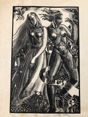 Colette Pettier - ondeugende voorstelling met symbolische figuren kopen? Bied vanaf 1!