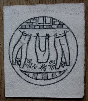 Henry Heerup - Tekening - 1981 kopen? Bied vanaf 100!