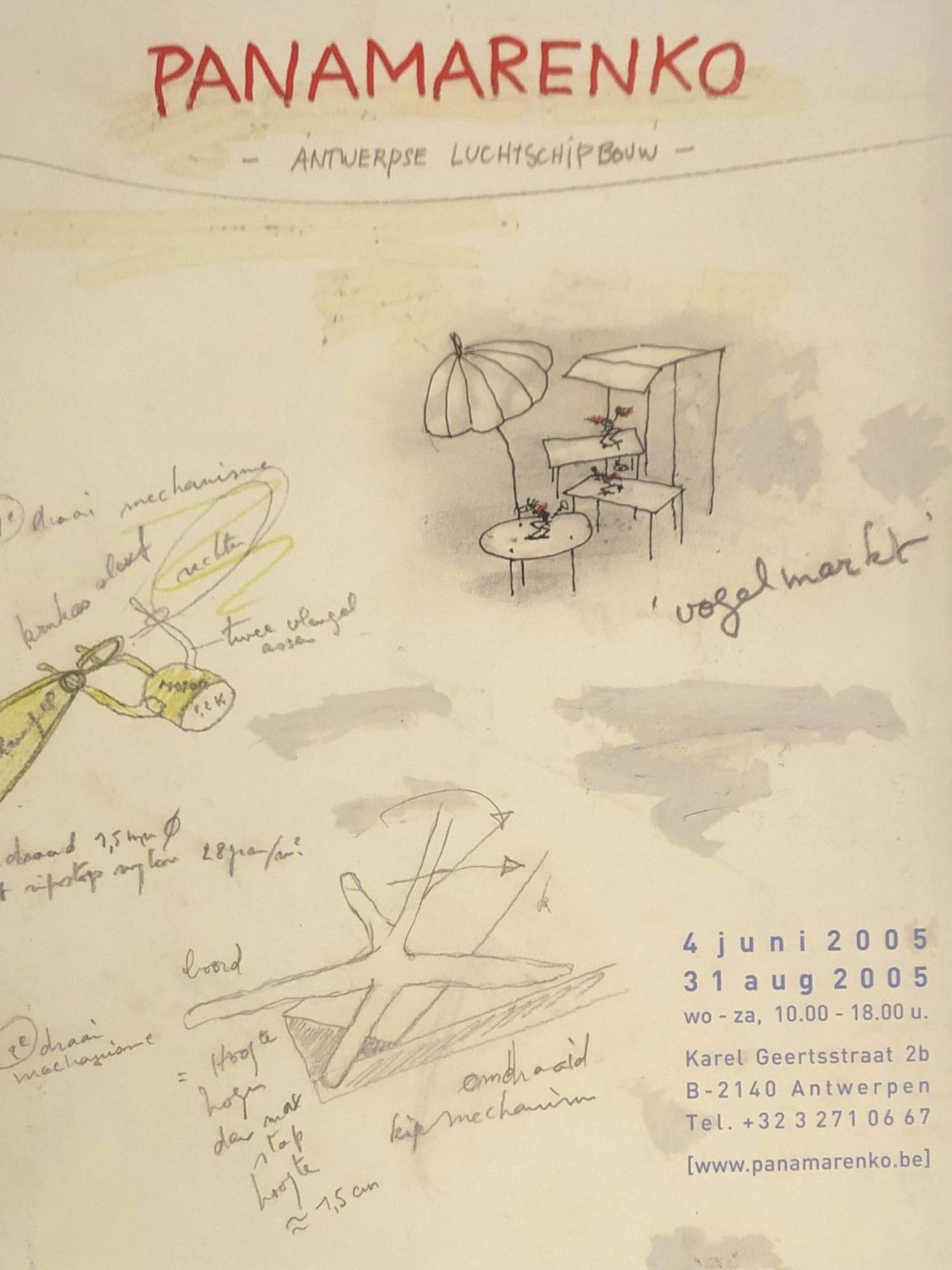 Panamarenko - Vogelmarkt - originele Poster kopen? Bied vanaf 95!