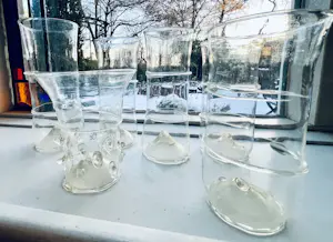 Jos Böhm - 6 handgeblazen glazen kopen? Bied vanaf 150!