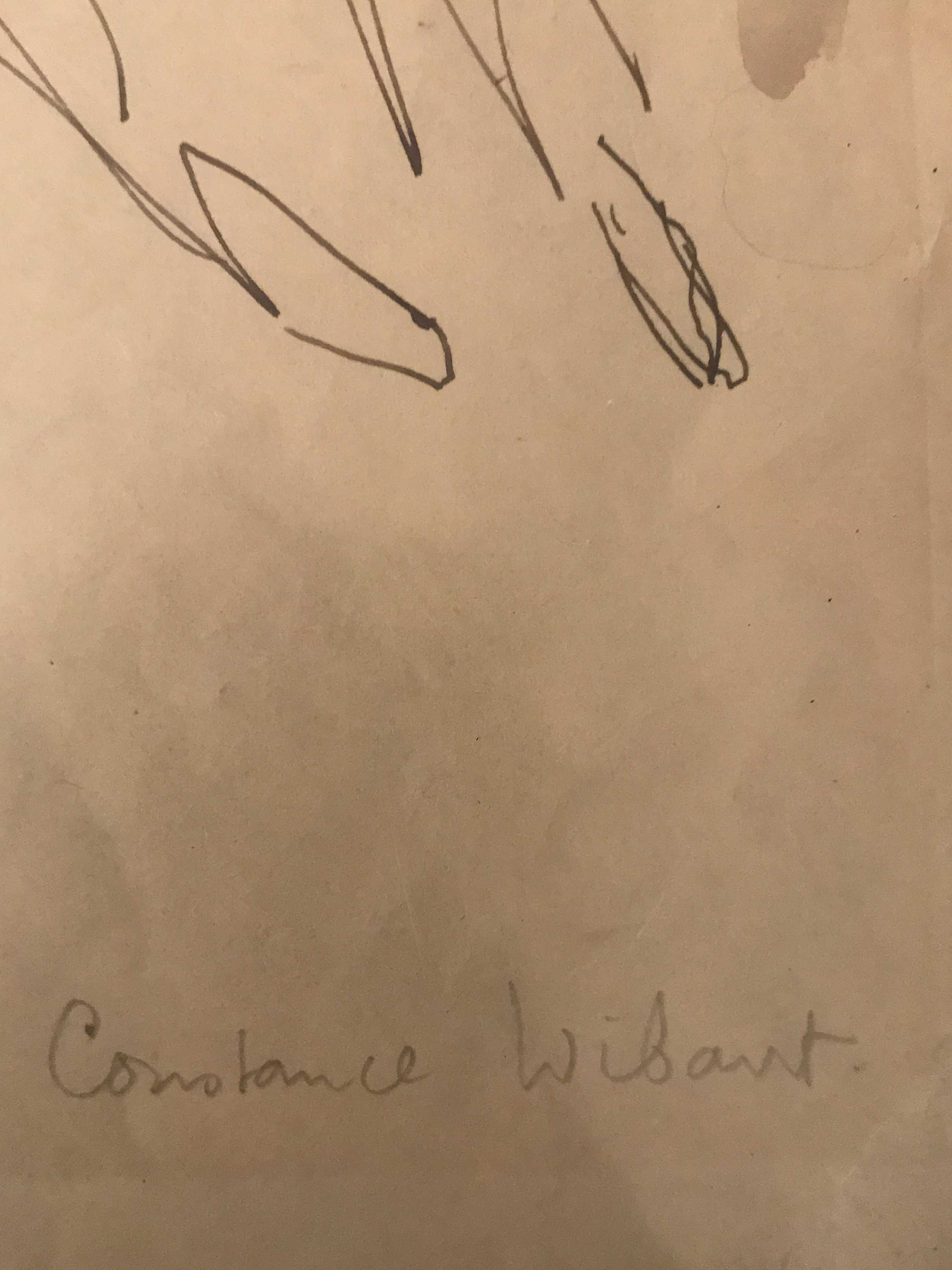 Constance Wibaut - Pentekening met acquarel  kopen? Bied vanaf 40!