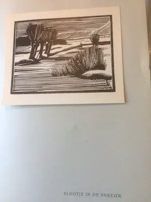 Han Krug - WINTER - 6 HOUTSNEDEN VAN HAN KRUG - 1944 kopen? Bied vanaf 75!