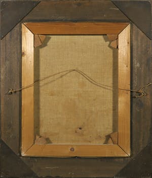 Niet of onleesbaar gesigneerd - Olieverf op doek, Werkplaats - Ingelijst kopen? Bied vanaf 1!