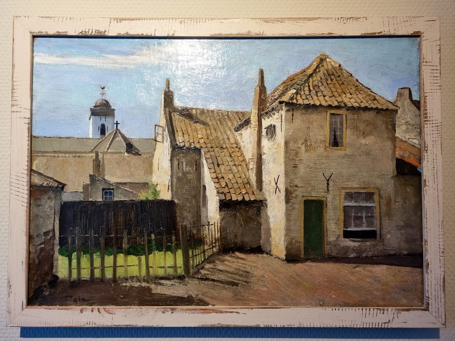 Jan Tiele - Dorpsgezicht verkocht voor € 200!