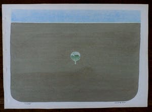 Henri de Haas - Aquarel: Landschap - 1981 kopen? Bied vanaf 60!