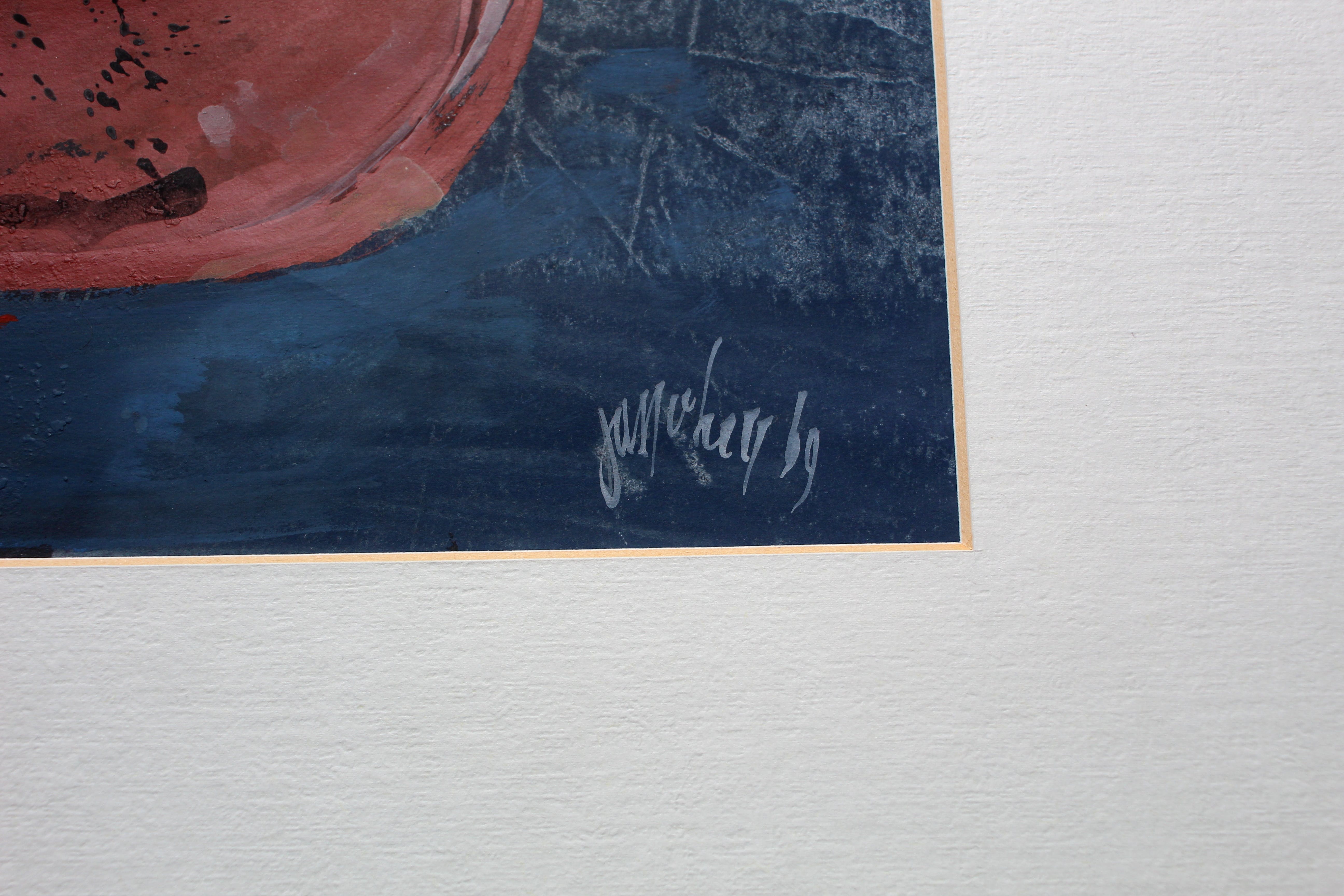 Jan van Heel - Gouache: "Japan"- 1969 kopen? Bied vanaf 175!