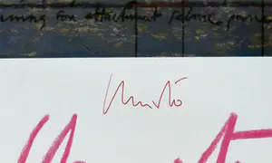 Christo - LOT van 4 HANDGESIGNEERDE Christo's kopen? Bied vanaf 650!