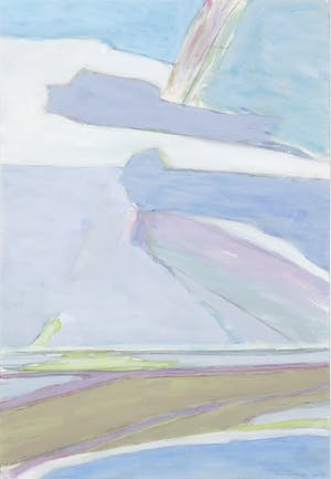 Paul Overhaus - Gouache op board, Na de vloed - Ingelijst kopen? Bied vanaf 80!