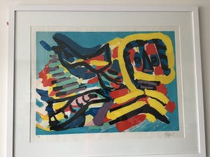 Karel Appel - Apres midi d’un singe sur la place de l’ecole V kopen? Bied vanaf 900!