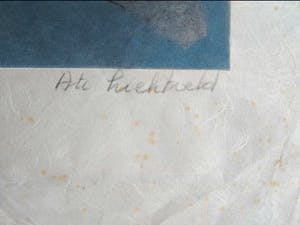 Ati Lichtveld - LABYRINTH ZEEFDRUK OP JAPANS PAPIER. kopen? Bied vanaf 25!