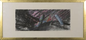 Paul Kuipers - Gemengde techniek op papier, Abstracte compositie - Ingelijst kopen? Bied vanaf 20!