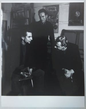 Corneille - Henny Riemens foto Corneille en Simon Vinkenoog COBRA 1951-54 kopen? Bied vanaf 50!