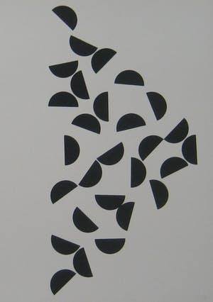Paolo Scheggi - constructie - zeefdruk - 1968 - editie 230- handgesigneerd kopen? Bied vanaf 130!