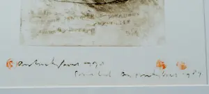 Anton Heyboer - Ets: boot - 1984 (nette lijst!) kopen? Bied vanaf 199!